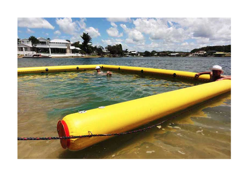 Floating inflatable pool - 1000pools