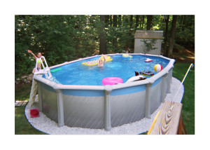 above ground pool in flood zone